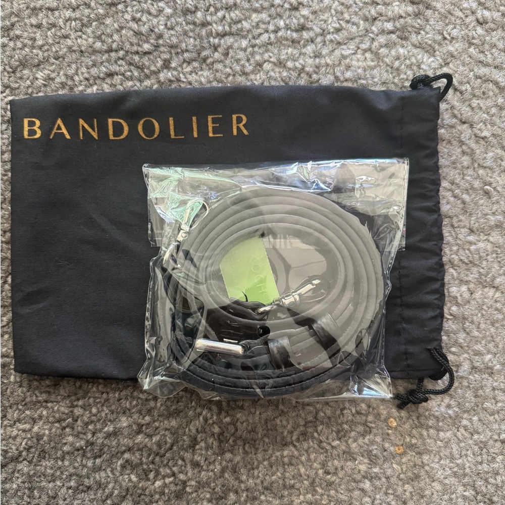Bandolier (Hailey) Black Phone Strap NWT